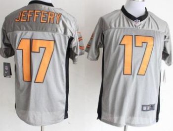 Nike Chicago Bears 17 Alshon Jeffery Grey Shadow NFL Jerseys