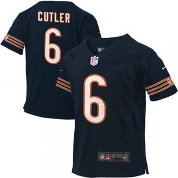 Baby Nike Bears 6 Jay Cutler Navy Blue Team Color NFL Jersey