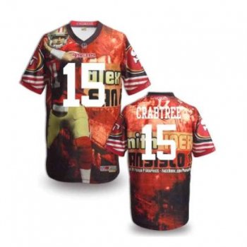 Nike San Francisco 49ers 15 Michael Crabtree Fanatical Version NFL Jerseys (8)