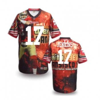 Nike San Francisco 49ers 17 A J Jenkins Fanatical Version NFL Jerseys (8)