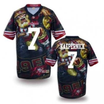 Nike San Francisco 49ers 7 Colin Kaepernick Fanatical Version NFL Jerseys (2)