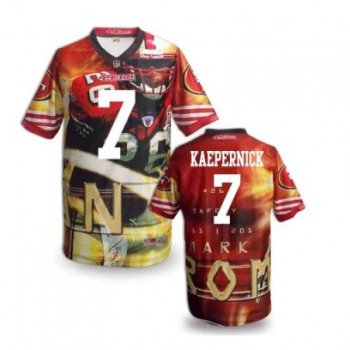 Nike San Francisco 49ers 7 Colin Kaepernick Fanatical Version NFL Jerseys (11)