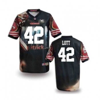 Nike San Francisco 49ers 42 Ronnie Lott Fanatical Version NFL Jerseys (2)