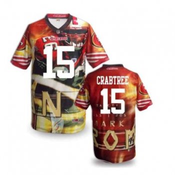 Nike San Francisco 49ers 15 Michael Crabtree Fanatical Version NFL Jerseys (11)