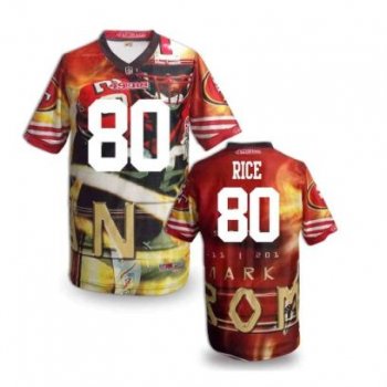 Nike San Francisco 49ers 80 Jerry Rice Fanatical Version NFL Jerseys (10)