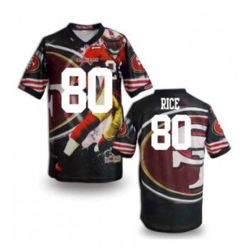 Nike San Francisco 49ers 80 Jerry Rice Fanatical Version NFL Jerseys (5)