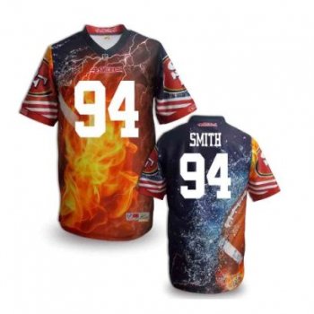 Nike San Francisco 49ers 94 Justin Smith Fanatical Version NFL Jerseys (12)