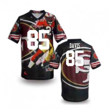 Nike San Francisco 49ers 85 Vernon Davis Fanatical Version NFL Jerseys (5)