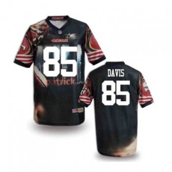 Nike San Francisco 49ers 85 Vernon Davis Fanatical Version NFL Jerseys (2)