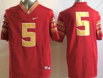 Florida State Seminoles (FSU) 5 Jameis Winston Red College Football NCAA Jerseys