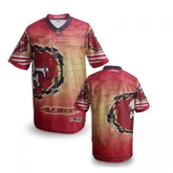 Nike San Francisco 49ers Blank Fanatical Version NFL Jerseys -001