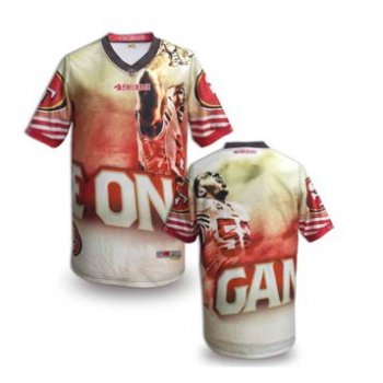 Nike San Francisco 49ers Blank Fanatical Version NFL Jerseys -009