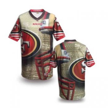 Nike San Francisco 49ers Blank Fanatical Version NFL Jerseys -007