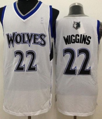 Minnesota Timberwolves 22 Andrew Wiggins White Revolution 30 NBA Jerseys