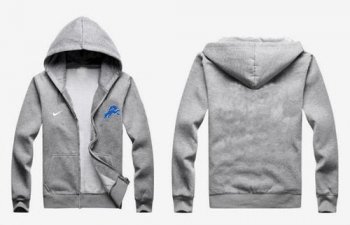 Nike Detroit Lions Authentic Logo Hoodie Grey