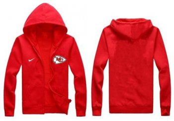 Nike Kansas City Chiefs Authentic Logo Hoodie Red