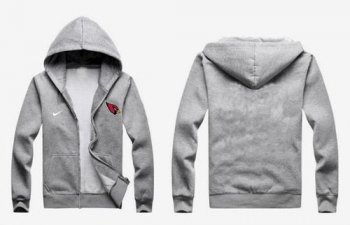 Nike Arizona Cardinals Authentic Logo Hoodie Grey