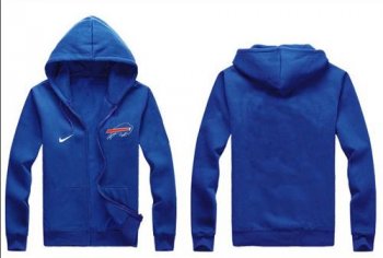 Nike Buffalo Bills Authentic Logo Hoodie Blue