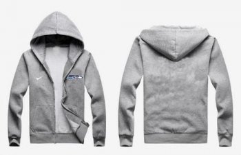 Nike Seattle Seahawks Authentic Logo Hoodie Grey