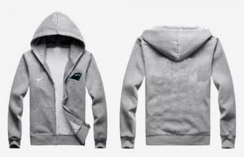 Nike Carolina Panthers Authentic Logo Hoodie Grey