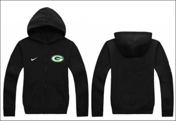 Nike Green Bay Packers Authentic Logo Hoodie Black