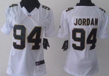 Women Nike New Orleans Saints #94 Cameron Jordan Game White NFL Jersey