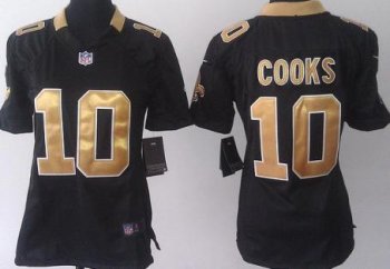 Women Nike New Orleans Saints Brandin Cooks #10 black Jerseys