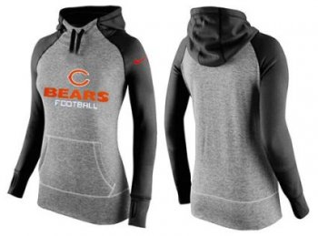 Women's Nike Chicago Bears Performance Hoodie Grey & Black