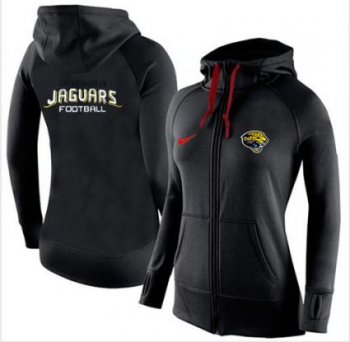 Women's Nike Jacksonville Jaguars Full-Zip Performance Hoodie Black