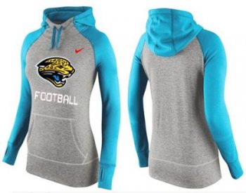 Women's Nike Jacksonville Jaguars Performance Hoodie Grey & Blue