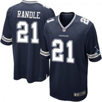 Youth Nike Cowboys #21 Joseph Randle Navy Blue Team Color NFL Jerseys