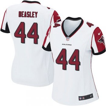 Women's Nike Falcons #44 Vic Beasley White Stitched NFL Jerseys