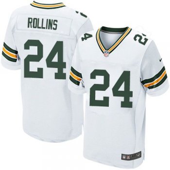 Nike Packers #24 Quinten Rollins White Men's Stitched NFL Elite Jerseys