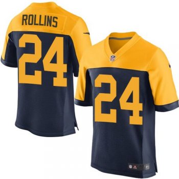 Nike Packers #24 Quinten Rollins Navy Blue Alternate Men's NFL Elite Jerseys