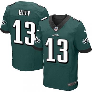 Nike Eagles #13 Josh Huff Midnight Green Team Color Men's NFL Elite Jerseys