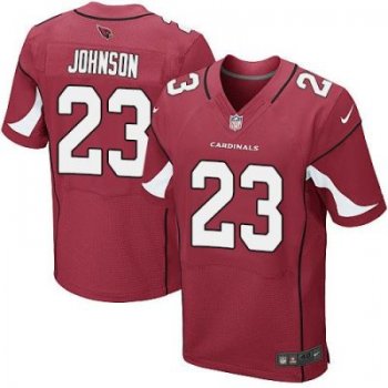 Nike Cardinals #23 Chris Johnson Red Team Color Men's NFL Elite Jerseys