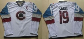 Avalanche #19 Joe Sakic White 2016 Stadium Series Stitched NHL Jerseys