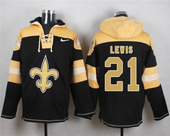 Nike New Orleans Saints #21 Keenan Lewis Black Player Pullover NFL Hoodie