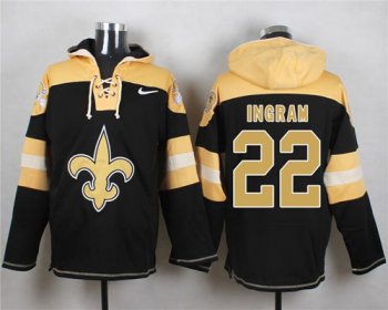 Nike New Orleans Saints #22 Mark Ingram Black Player Pullover NFL Hoodie