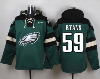 Nike Philadelphia Eagles #59 DeMeco Ryans Midnight Green Player Pullover NFL Hoodie