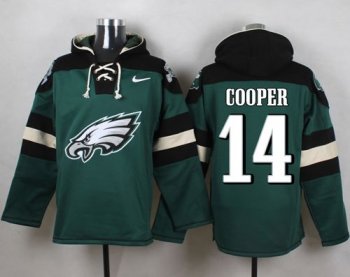 Nike Philadelphia Eagles #14 Riley Cooper Midnight Green Player Pullover NFL Hoodie