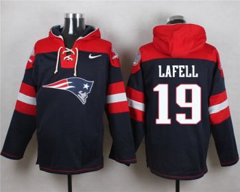 Nike New England Patriots #19 Brandon LaFell Navy Blue Player Pullover NFL Hoodie