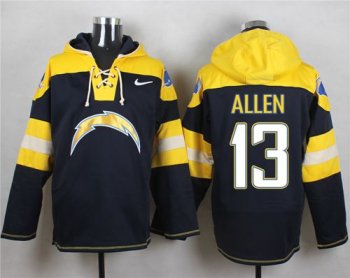 Nike San Diego Chargers #13 Keenan Allen Navy Blue Player Pullover NFL Hoodie