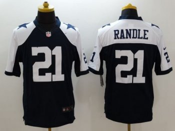 Nike Dallas Cowboys #21 Joseph Randle Navy Blue Thanksgiving Throwback Men's Stitched NFL Limited Jersey