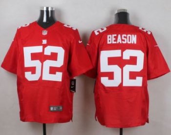 Nike New York Giants #52 Jon Beason Red Alternate Men's Stitched NFL Elite Jersey