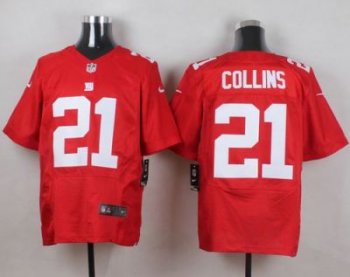 Nike New York Giants #21 Landon Collins Red Alternate Men's Stitched NFL Elite Jersey