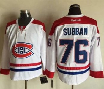 Montreal Canadiens #76 PK Subban Stitched White NHL Jersey