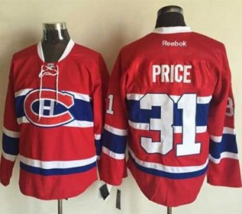 Montreal Canadiens #31 Carey Price Stitched Red New CH NHL Jersey