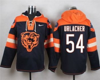 Nike Chicago Bears #54 Brian Urlacher Navy Blue Player Pullover NFL Hoodie