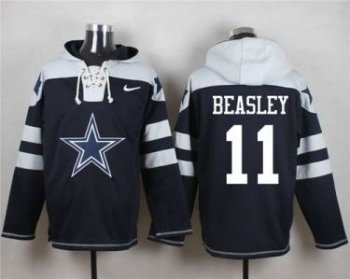 Nike Dallas Cowboys #11 Cole Beasley Navy Blue Player Pullover NFL Hoodie